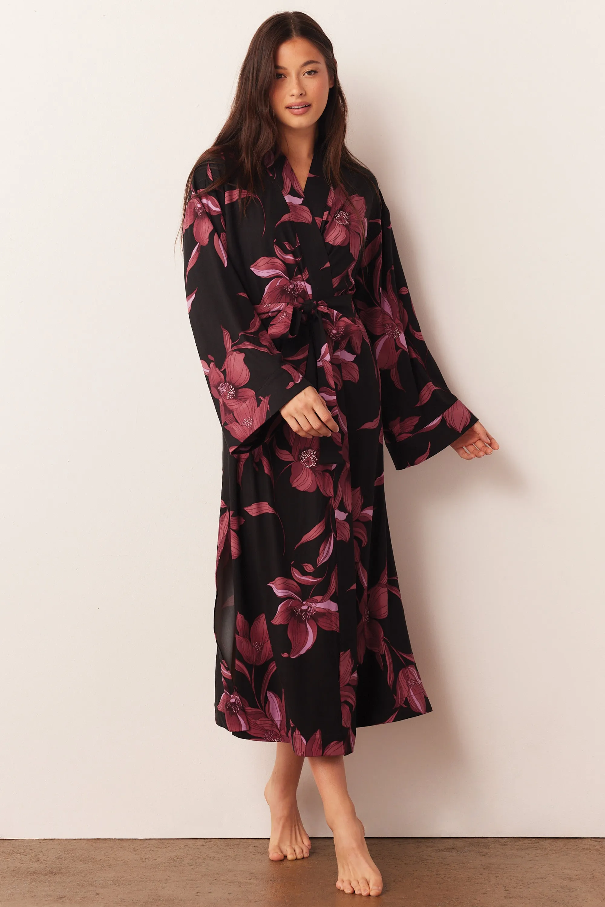 Kaia Kimono Robe | Flora