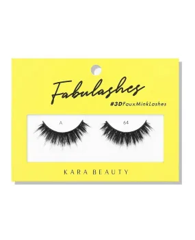 Kara Beauty 3D Faux Mink Eyelashes-A64