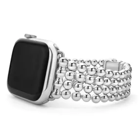 Lagos Smart Caviar Stainless Steel Infinite Caviar Beaded Watch Bracelet, 42mm-49mm