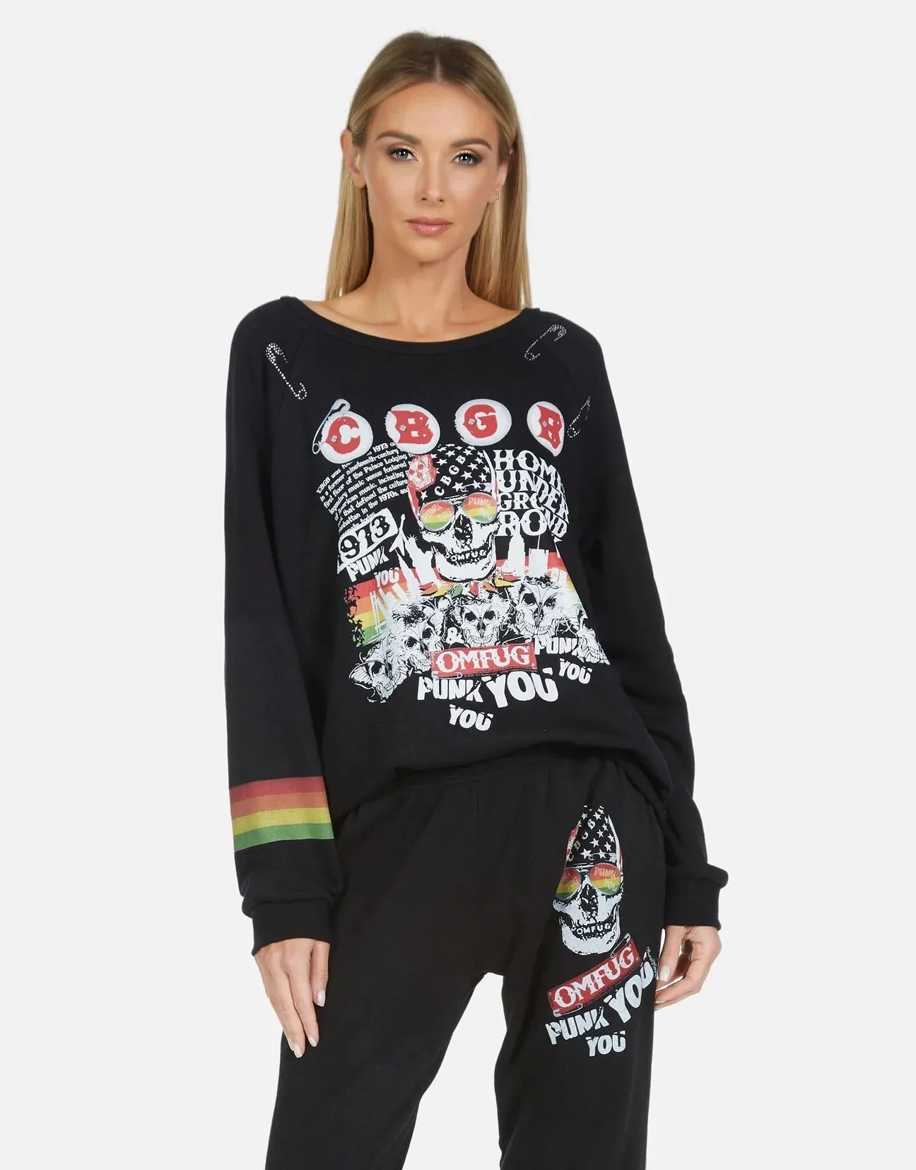 Lauren Moshi Noleta Punk CBGB Sweater