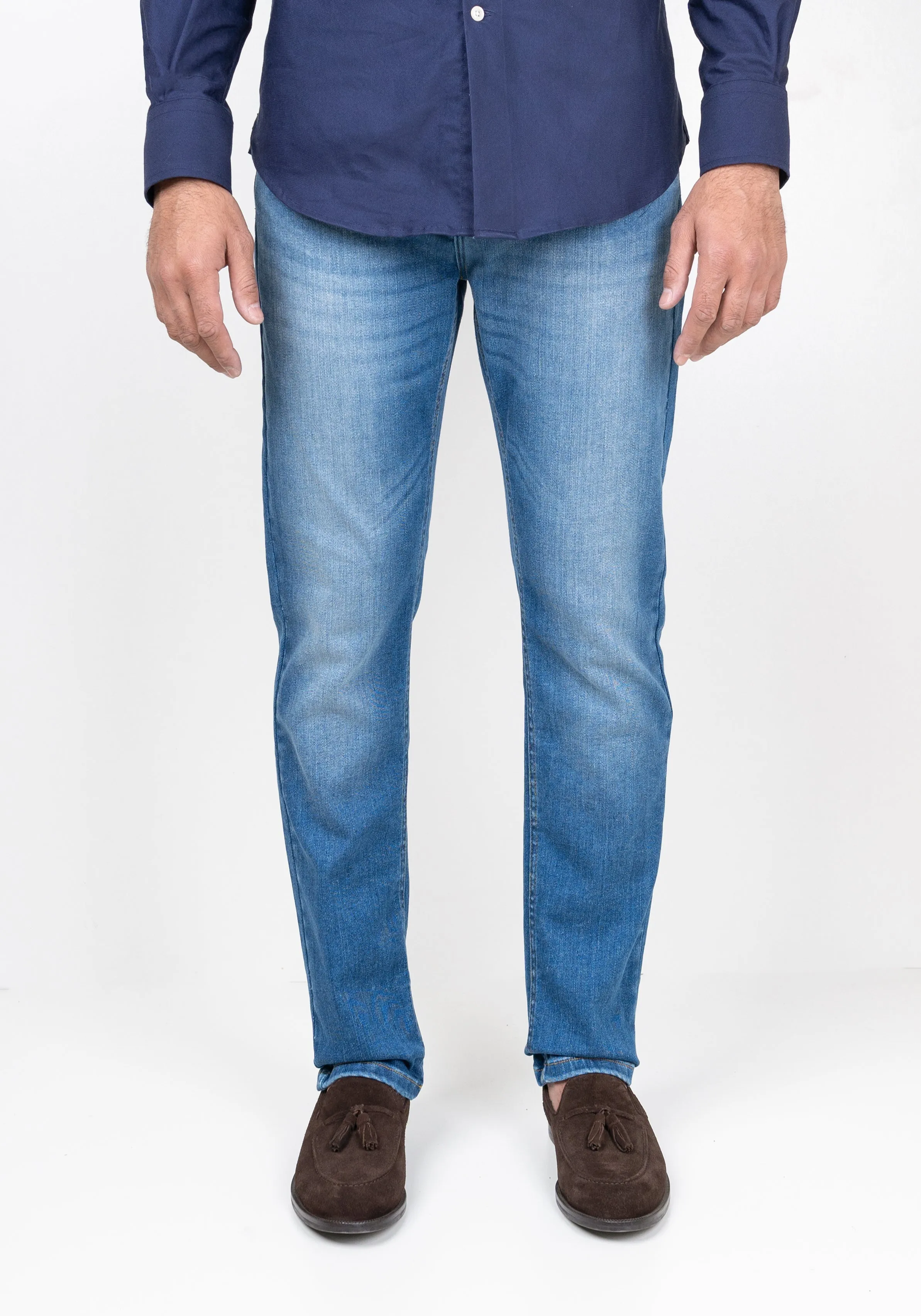 Light Mid Wash Skinny Fit Jeans - Rotary