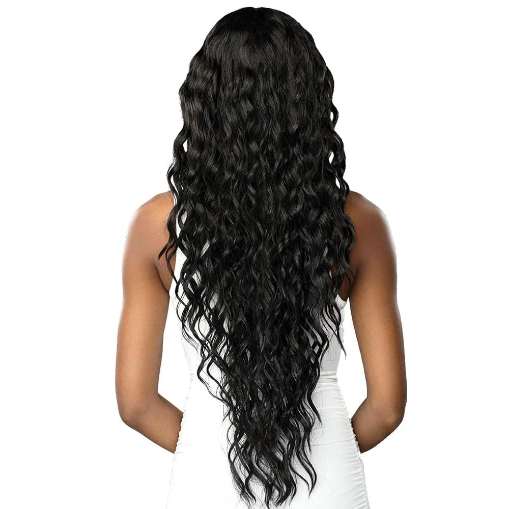 LOOSE CURLY 32 | Sensationnel Butta Lace Human Hair Blend HD Lace Front Wig