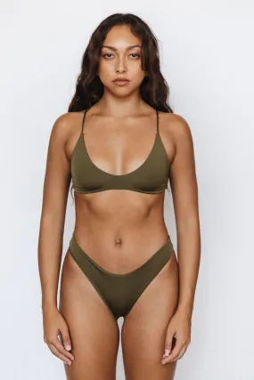 Mai Deluxe Everyday Top in Olive