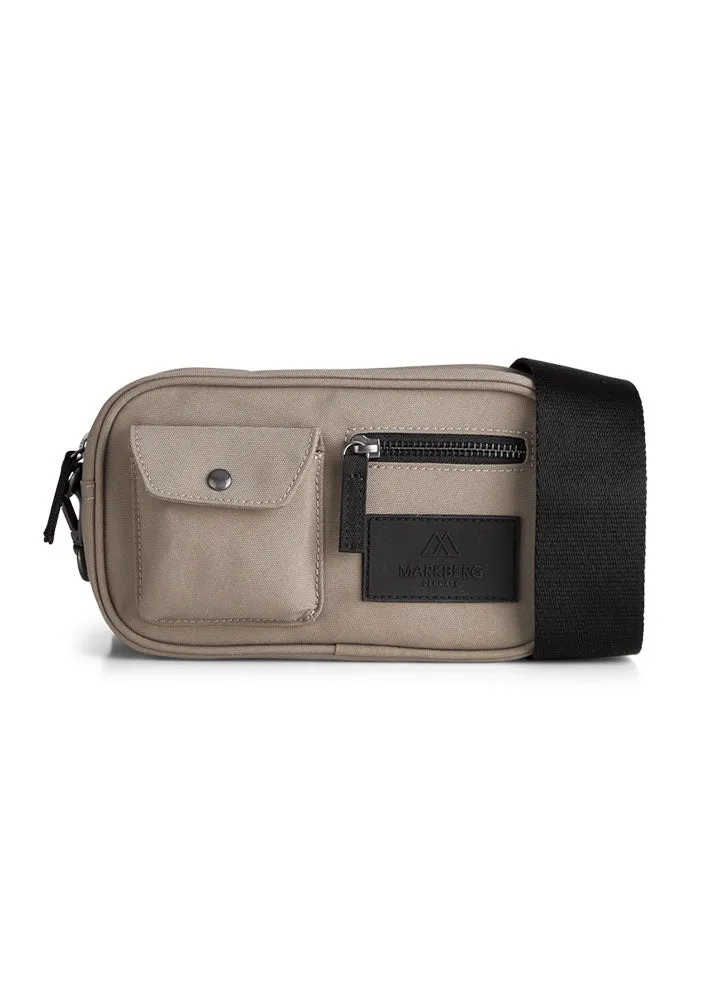 Markberg Darla Small Crossbody Taske - Recycled - grey taupe