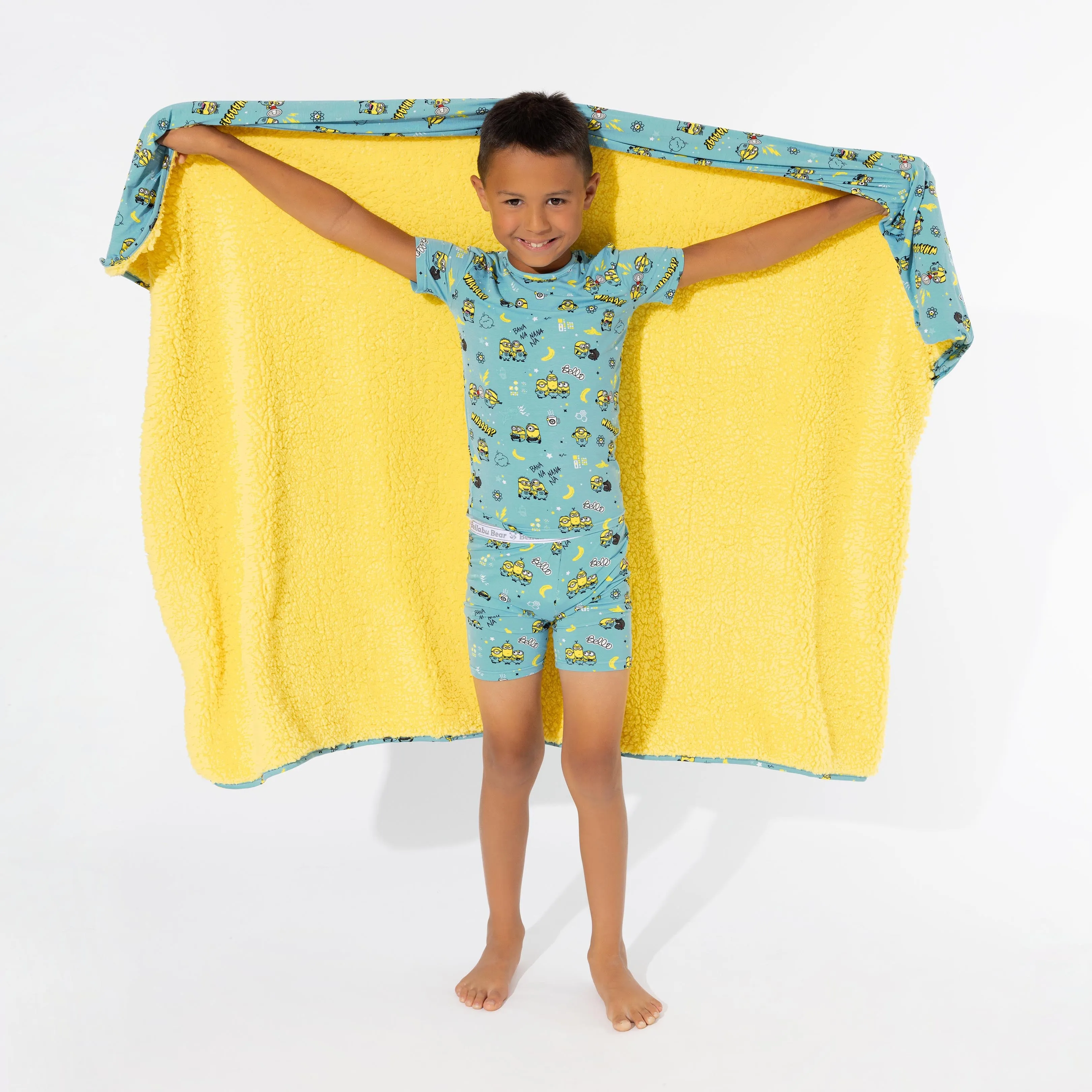 Minions Bello Banana Bamboo Kids Pajama Short Set