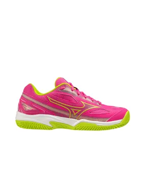 Mizuno women's padel shoe Break Shot 4 61GB233666 fuchsia yellow white 