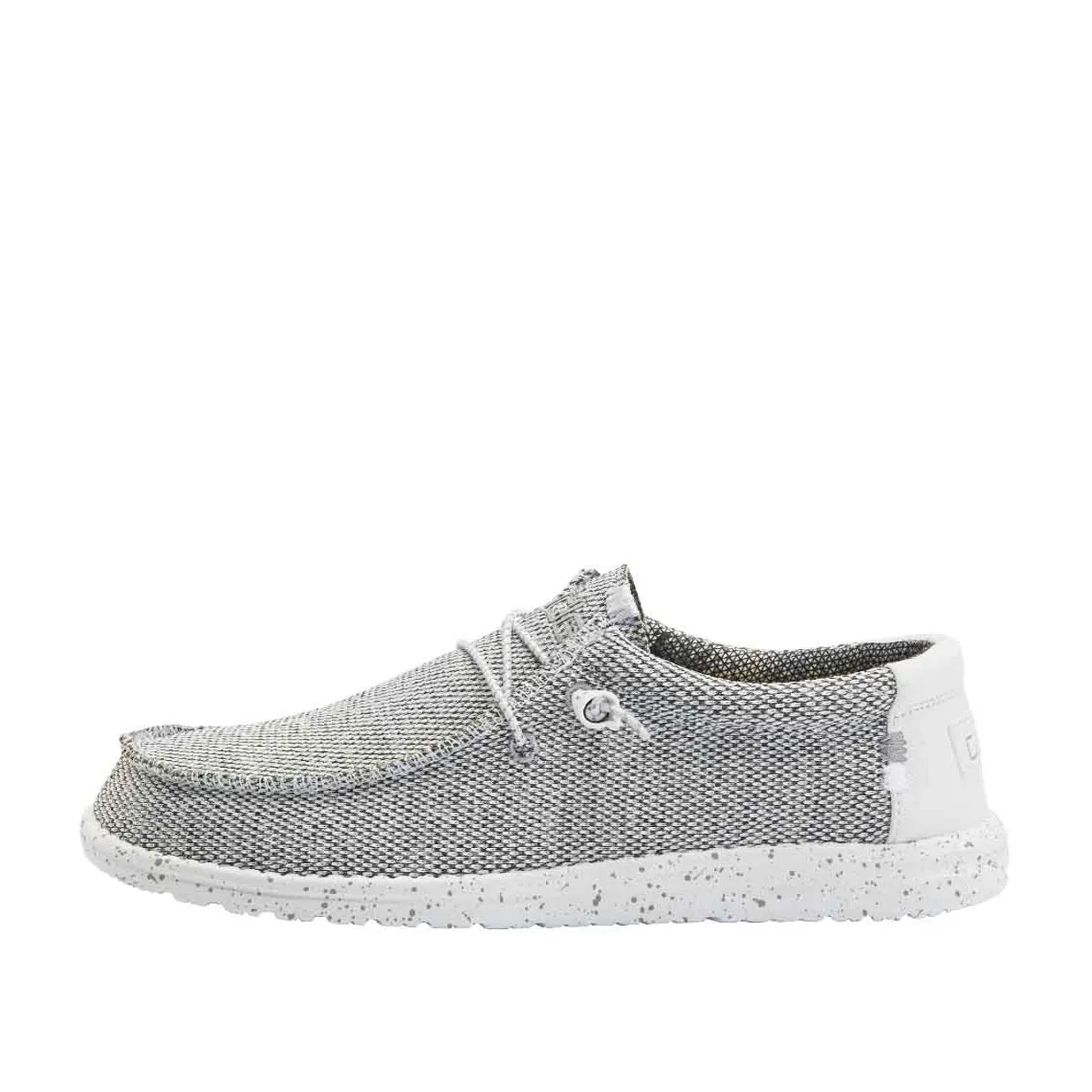 Mocassini Uomo Hey Dude Wally Sox Grigio Chiaro / Bianco