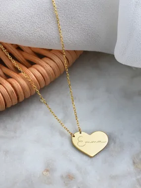 Personalized Heart Shaped Necklace for Her