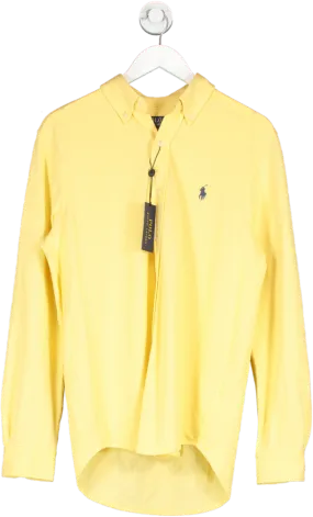 Polo Ralph Lauren Yellow Featherweight Jersey Shirt BNWT UK S