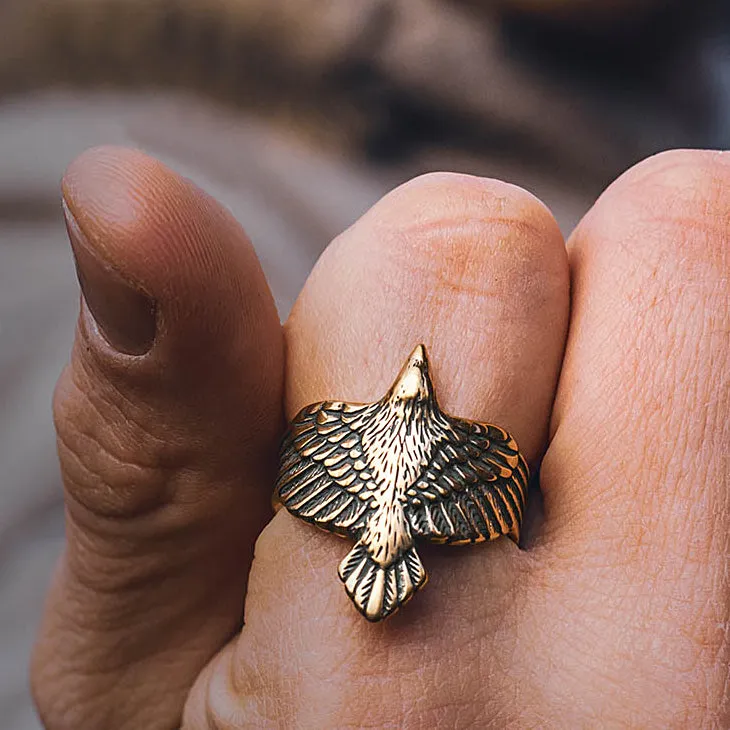 Raven Ring - Bronze