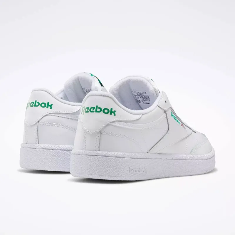 REEBOK CLUB C WHITE/GREEN AR0546