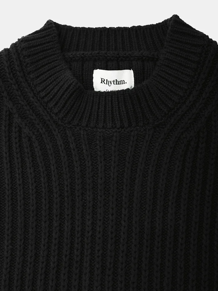 Rhythm Classic Cable Knit - Black