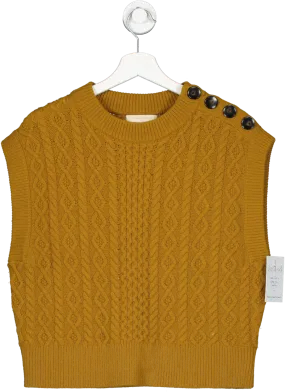 Sezane Yellow Grégoire Jumper UK M