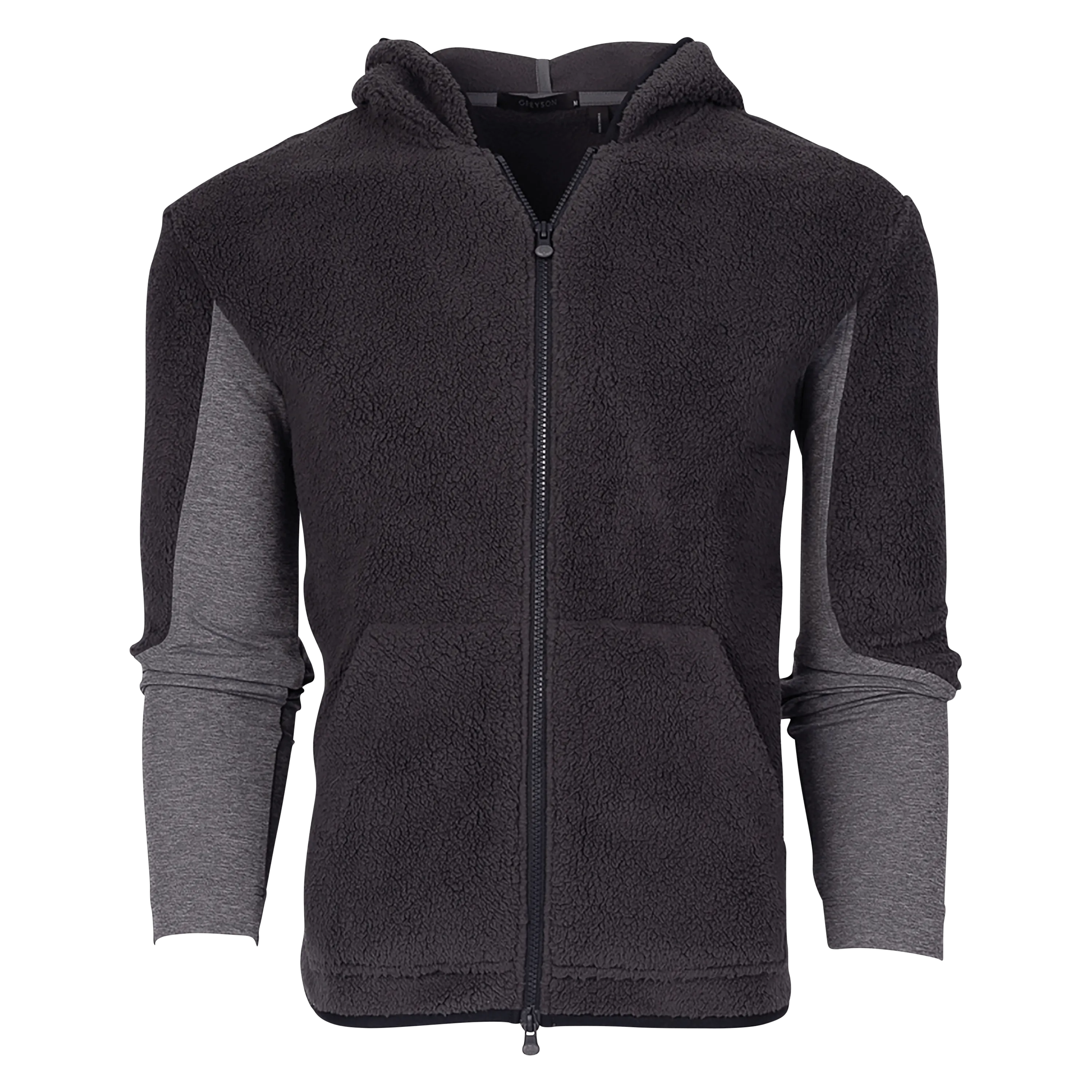 Sherpa Hybrid Full-Zip Hoodie