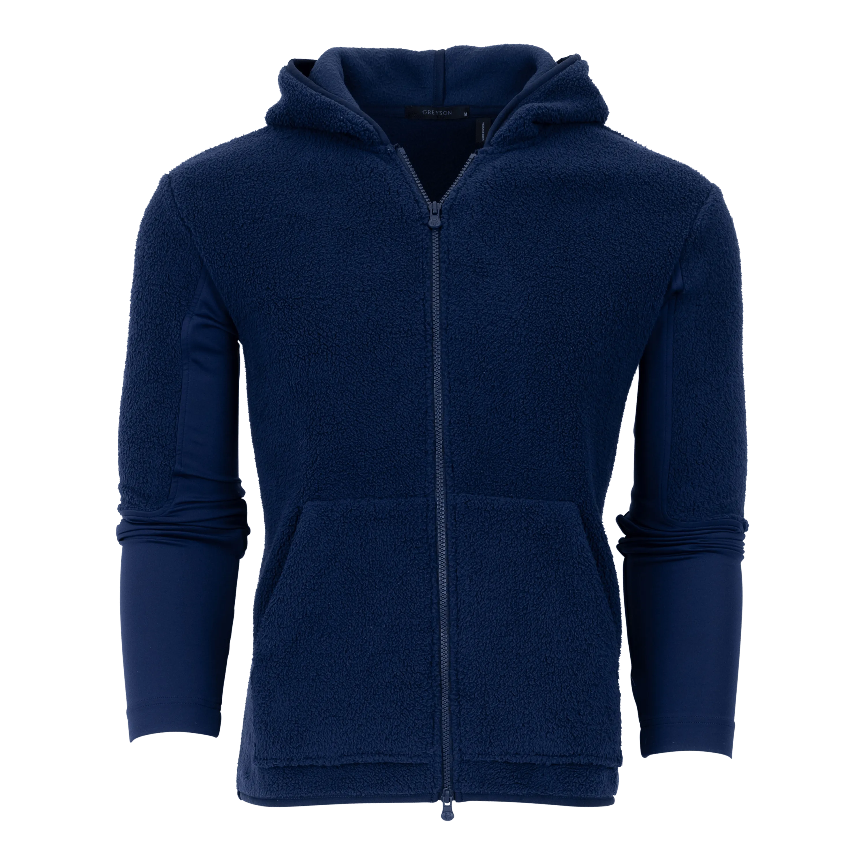 Sherpa Hybrid Full-Zip Hoodie