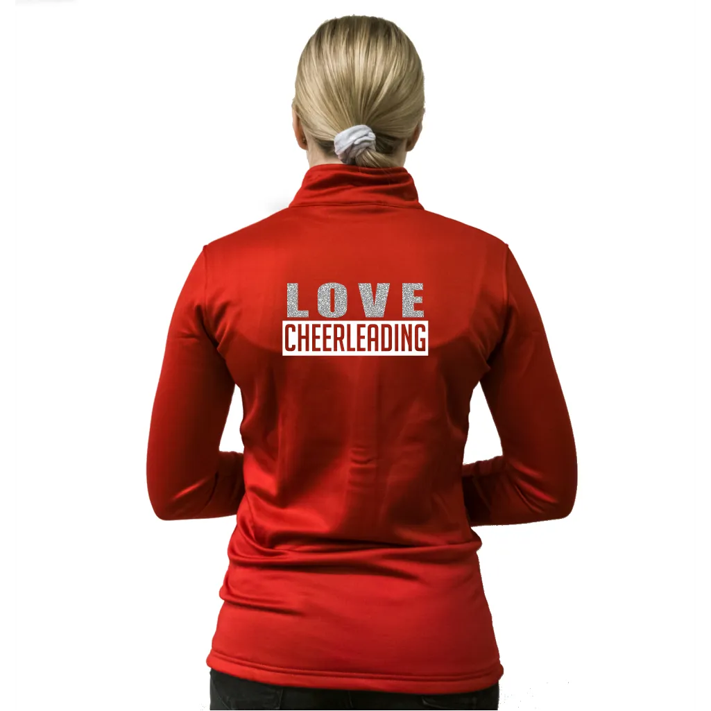 Skillz Gear Invincible jacket with LOVE CHEERLEADING print