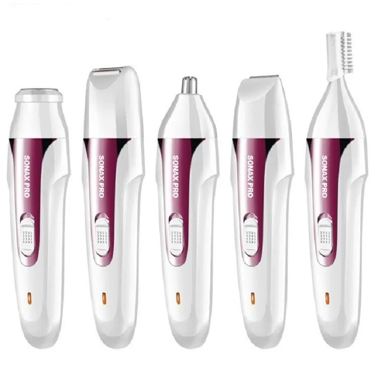 SONAX PRO Women's All-in-One Rechargeable Epilator and Eyebrow Trimmer