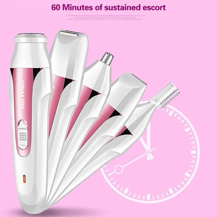 SONAX PRO Women's All-in-One Rechargeable Epilator and Eyebrow Trimmer