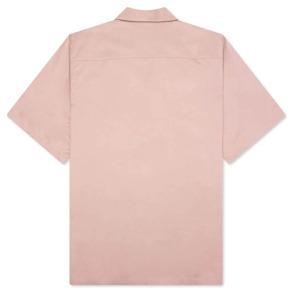 S/S Delray Shirt - Glassy Pink/Black