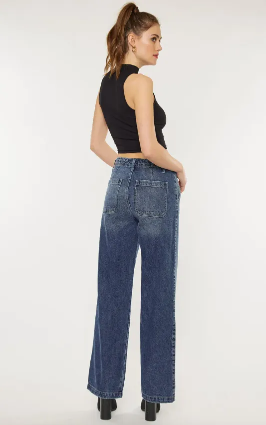 Sterling High Rise 90's Wide Leg Jeans