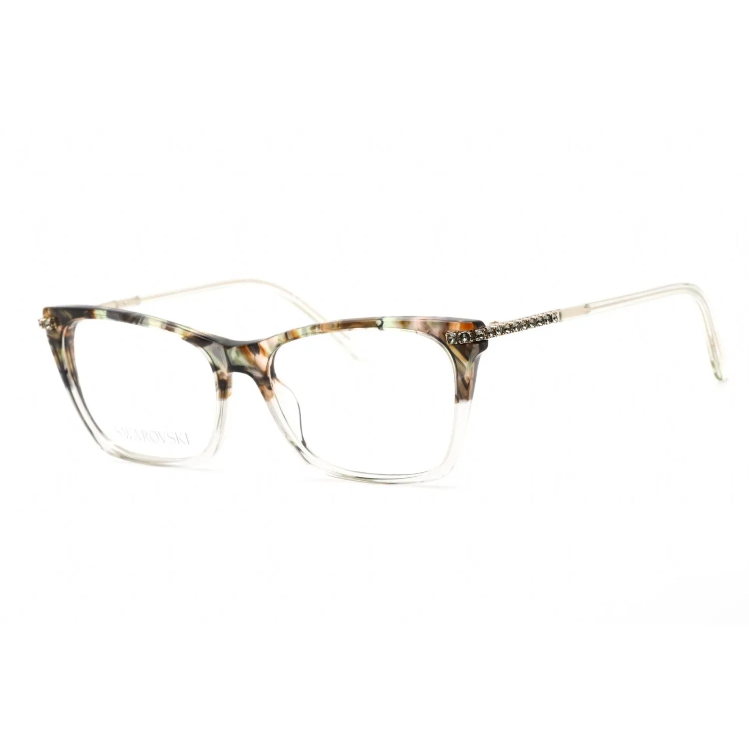 Swarovski SK5426 Eyeglasses havana/other/Clear demo lens