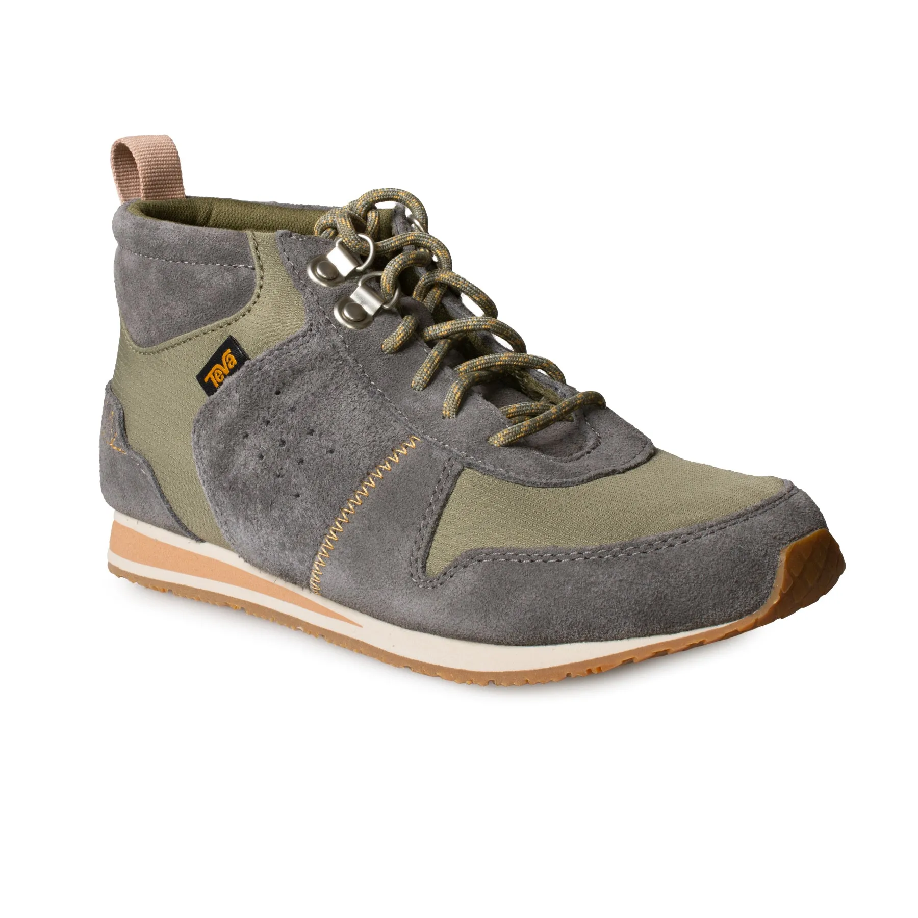 TEVA Highside 84 Grey Olive Shoes - Women's