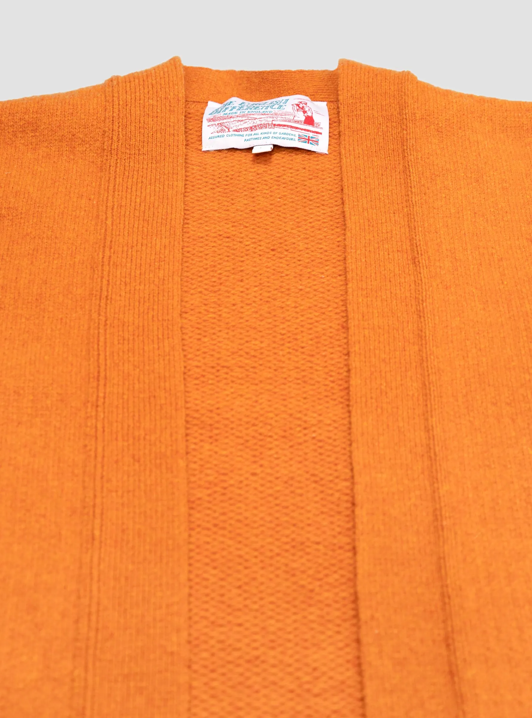 The English Difference Wool Kimono Orange