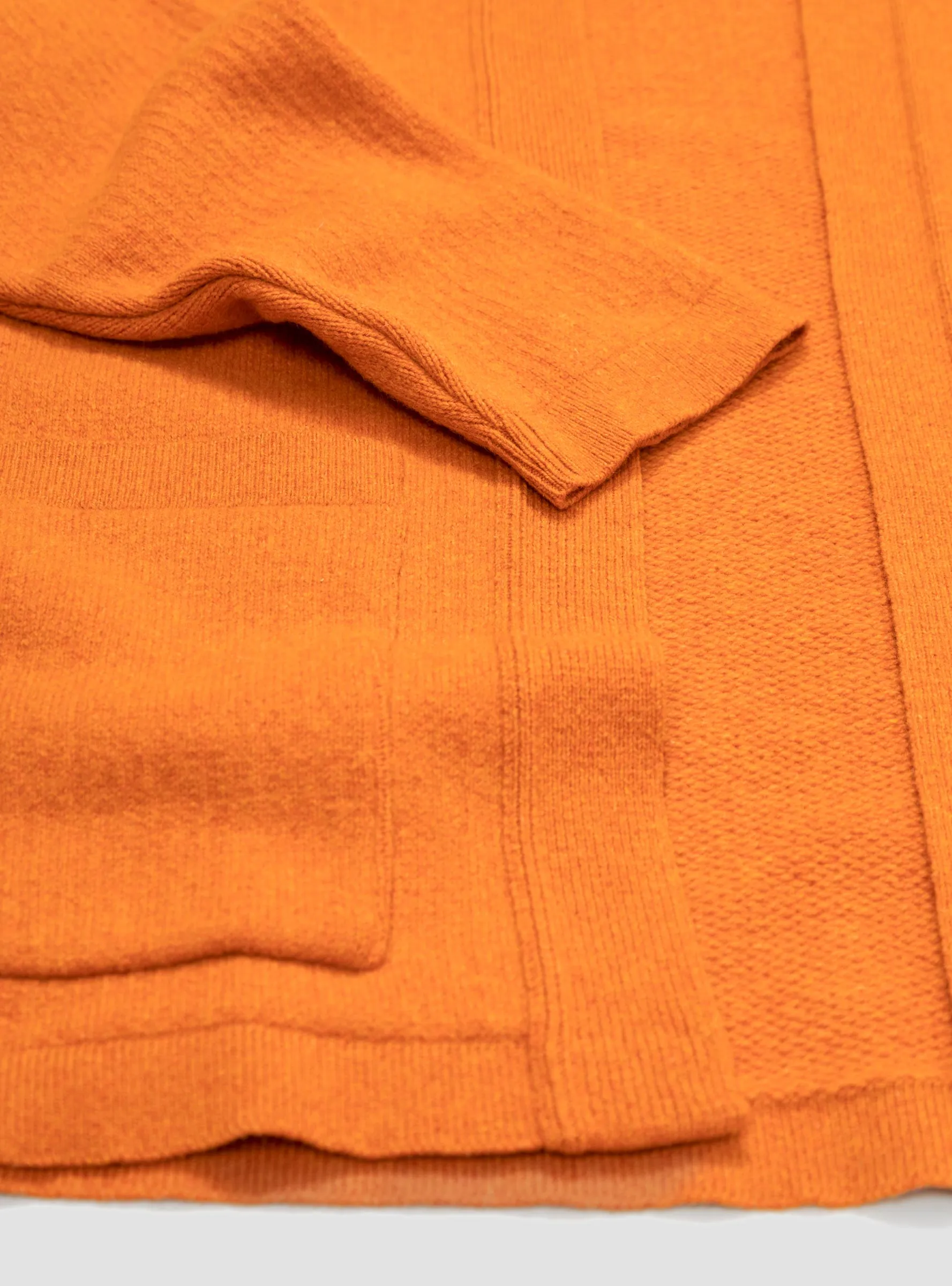 The English Difference Wool Kimono Orange