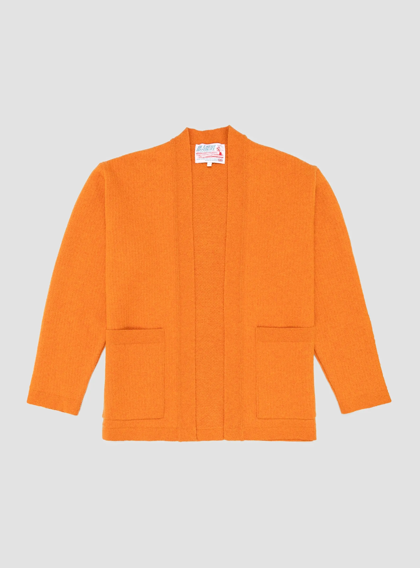 The English Difference Wool Kimono Orange