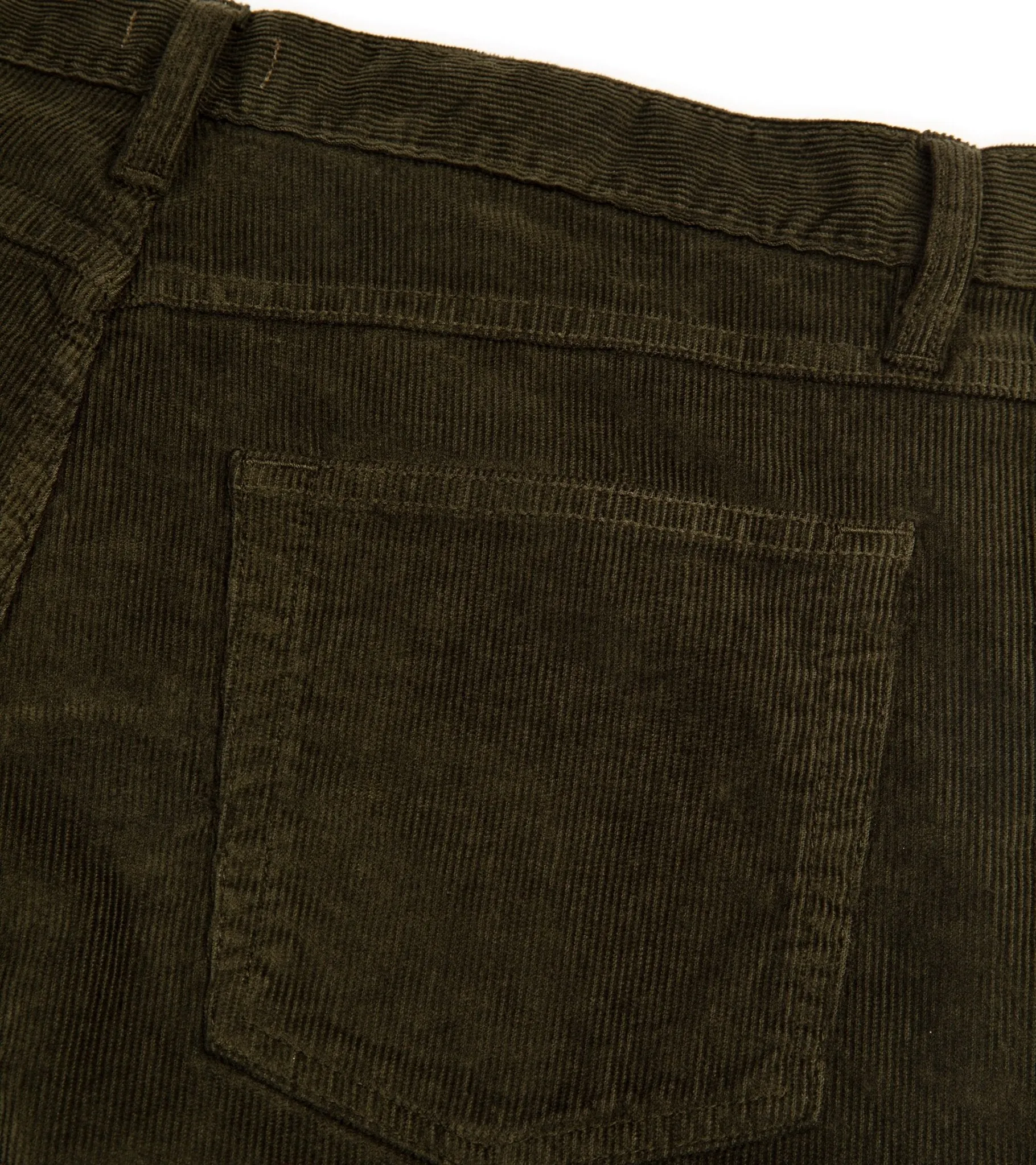 Trunk Duke Corduroy 5 Pocket Trousers: Dark Olive