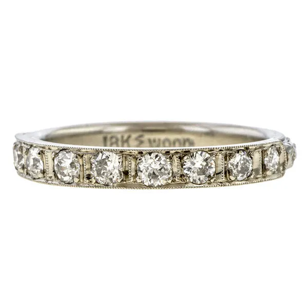 Vintage Diamond Wedding Band Ring