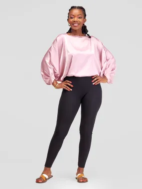 Vivo Sawari Crossed Cuff Batwing Top - Rose Gold