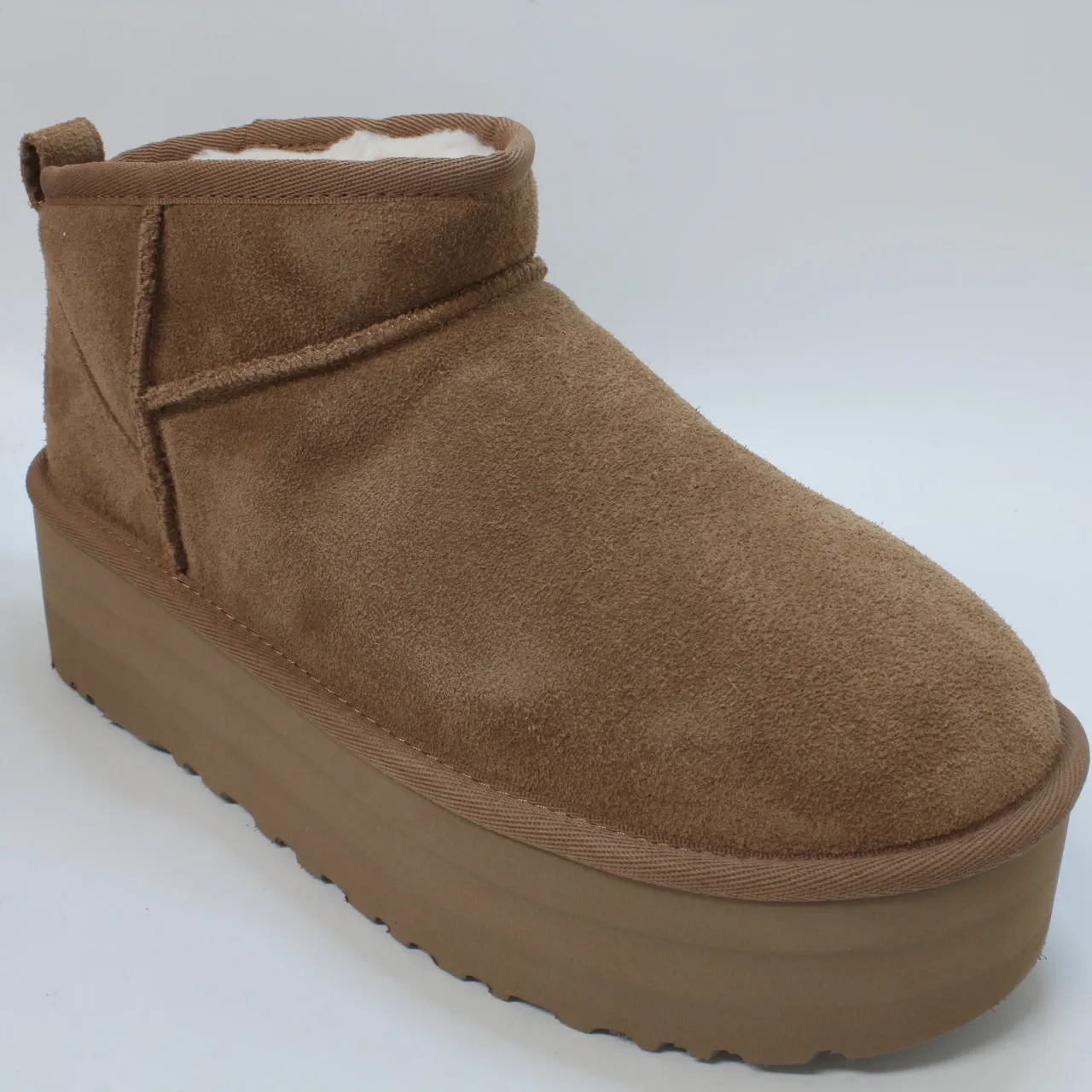 Womens UGG Classic Ultra Mini Platform Chestnut Uk Size 6